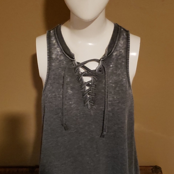 Lace front acid wash jersey dress 💥 - Picture 6 of 6